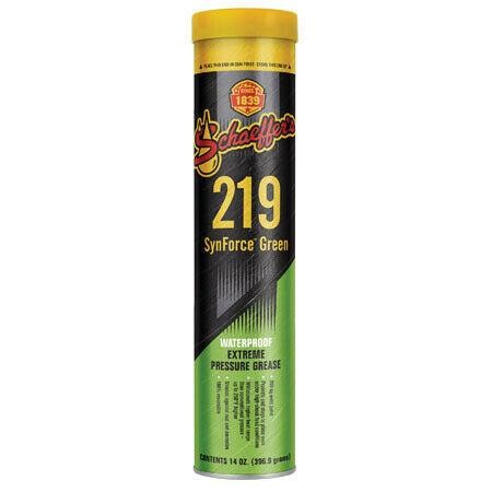 Schaeffer's Oil 219 SynForce Green Waterproof Grease NLGI #2 - 1 Tube