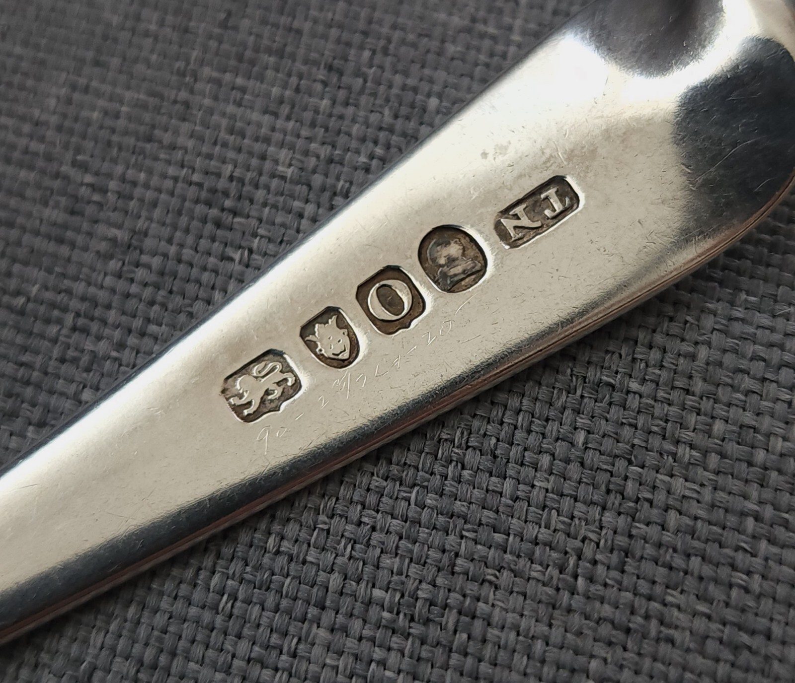 THOMAS NORTHCOTE Sterling GEORGE III London 1809 HERALDIC CRESTED 7" Ladle 43.3g