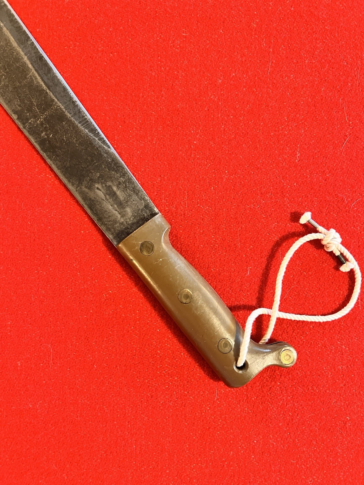 WWII Machete M1942 "TRUE TEMPER 1945")& NOS Unissued "Transitional" Scabbard!