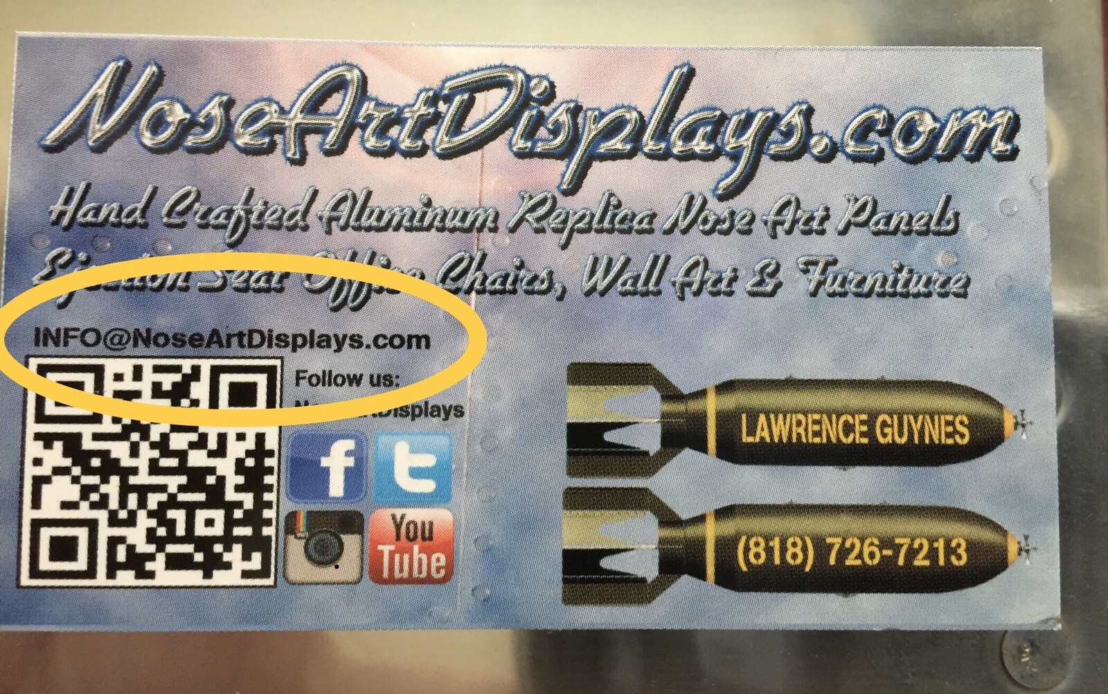 AIM 9 Sidewinder Missile Front Fin Top Gun Maverick Man Cave Pilot Art Raytheon