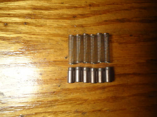 6 Lionel Motor Brushes and Springs for Whistle Tenders