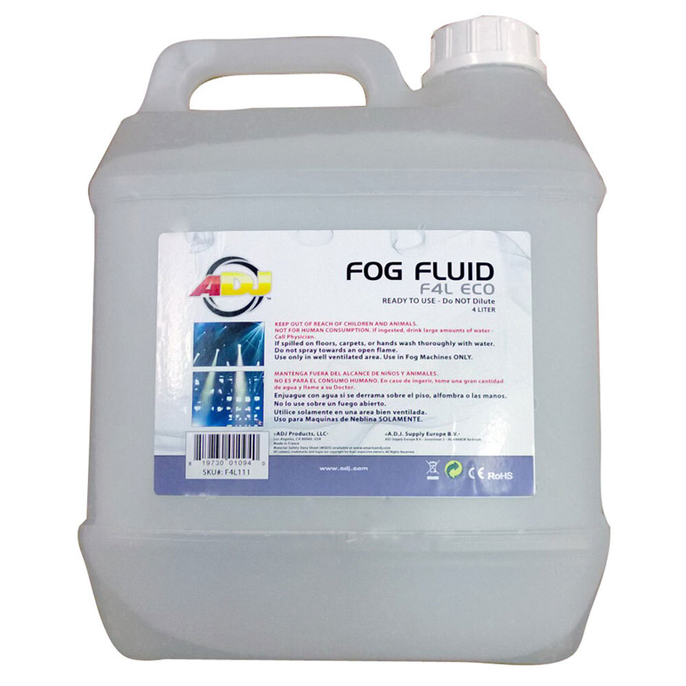 American DJ F4L ECO High Quality Fog Machine Juice In 4 Liter Container (F4L111)