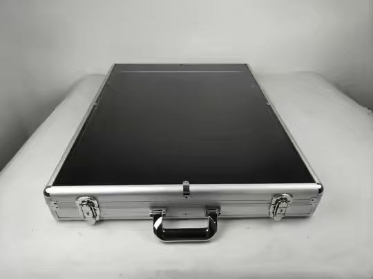 Portable End Opening Display Showcase with Clear Lid for Trade Show &Collectible