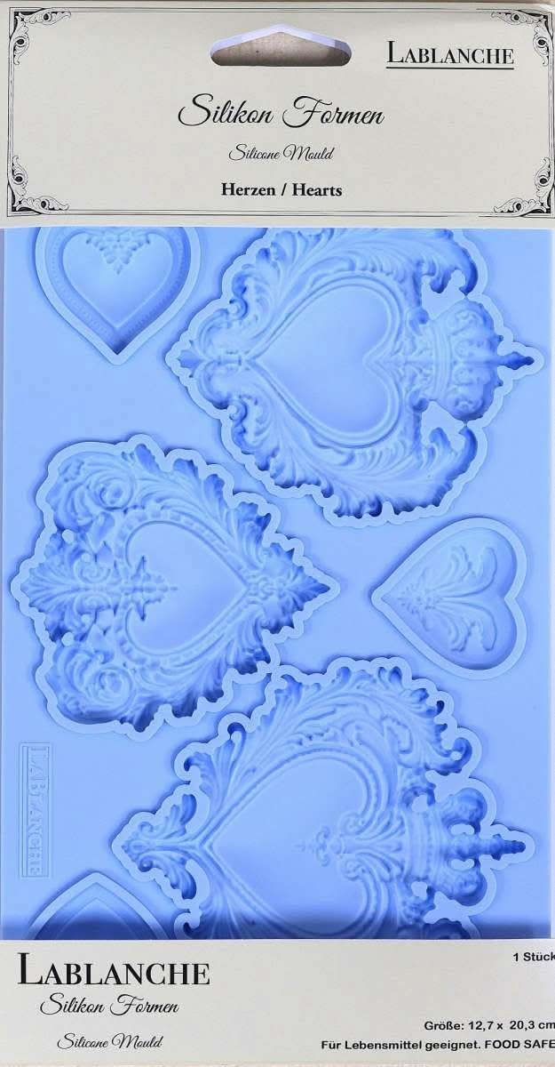 Hearts | 5" x 8" Silicone Mould | Lablanche | Limited Release