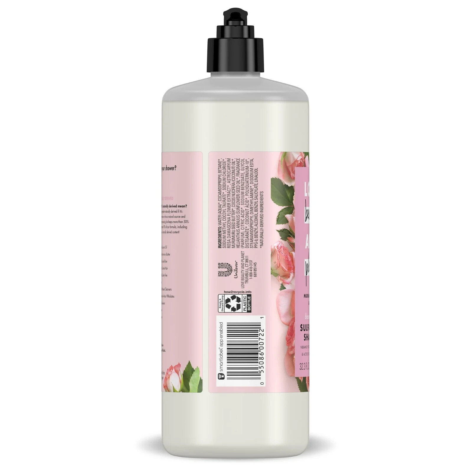 Love Beauty and Planet Blooming Color Sulfate-Free Shampoo Murumuru Butter & Ros