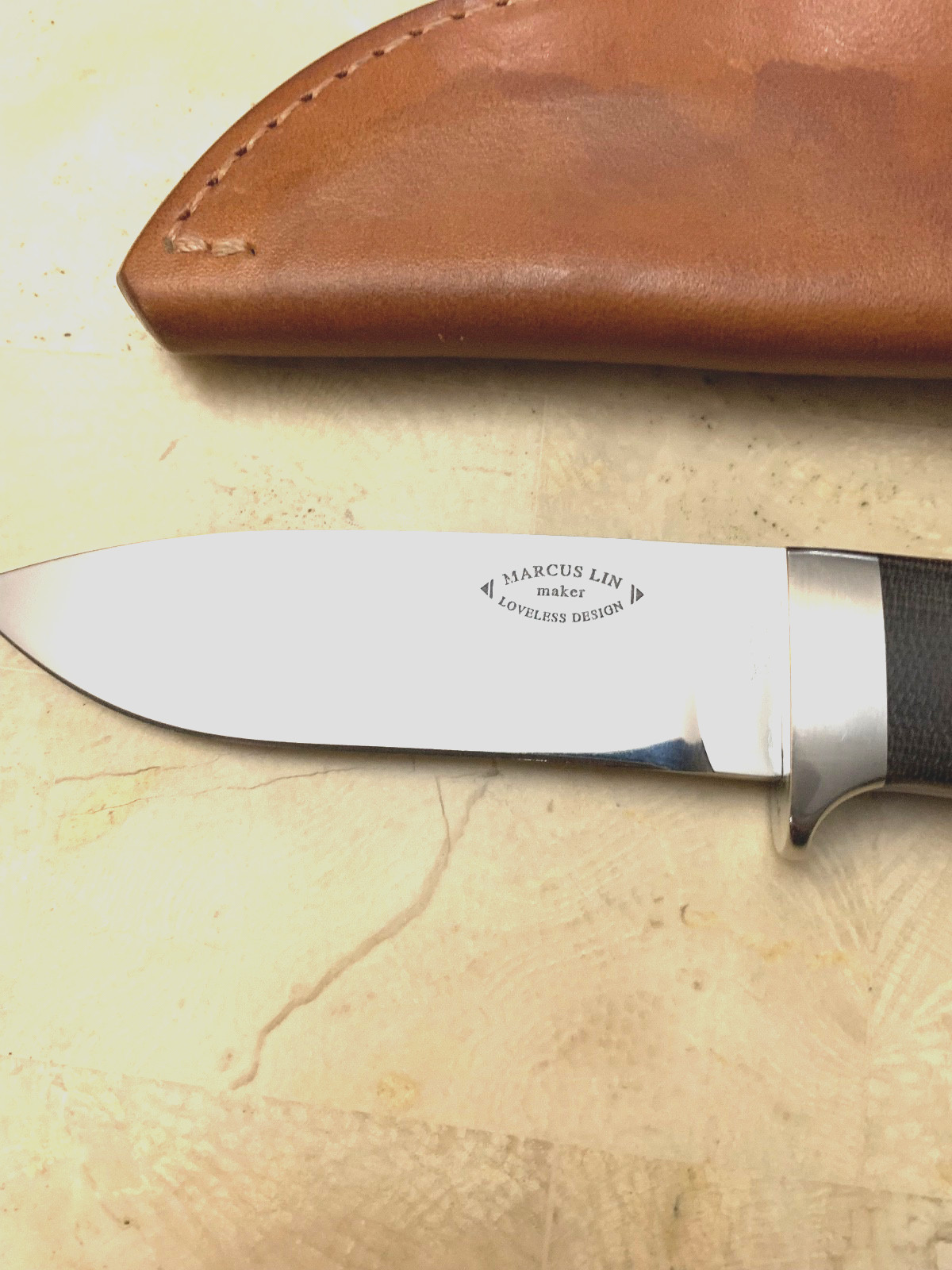 *Marcus Lin* Worked with R.W.Loveless ,Loveless Design,Beautiful KnifeNever Used