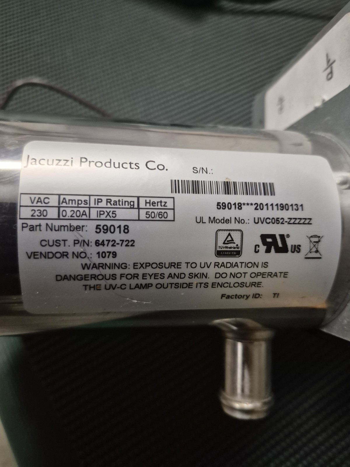 Sundance Spa Clear Ray Water Purification