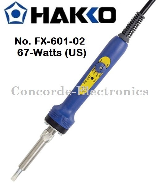 Hakko FX-601-02 Adjustable-Temp Control Soldering Iron / 3/16 / 67W / USA