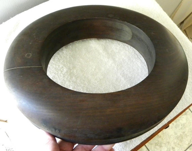 Vintage Wood Hat Block Millinery Hatters Supply House 7" Brim Mold Form