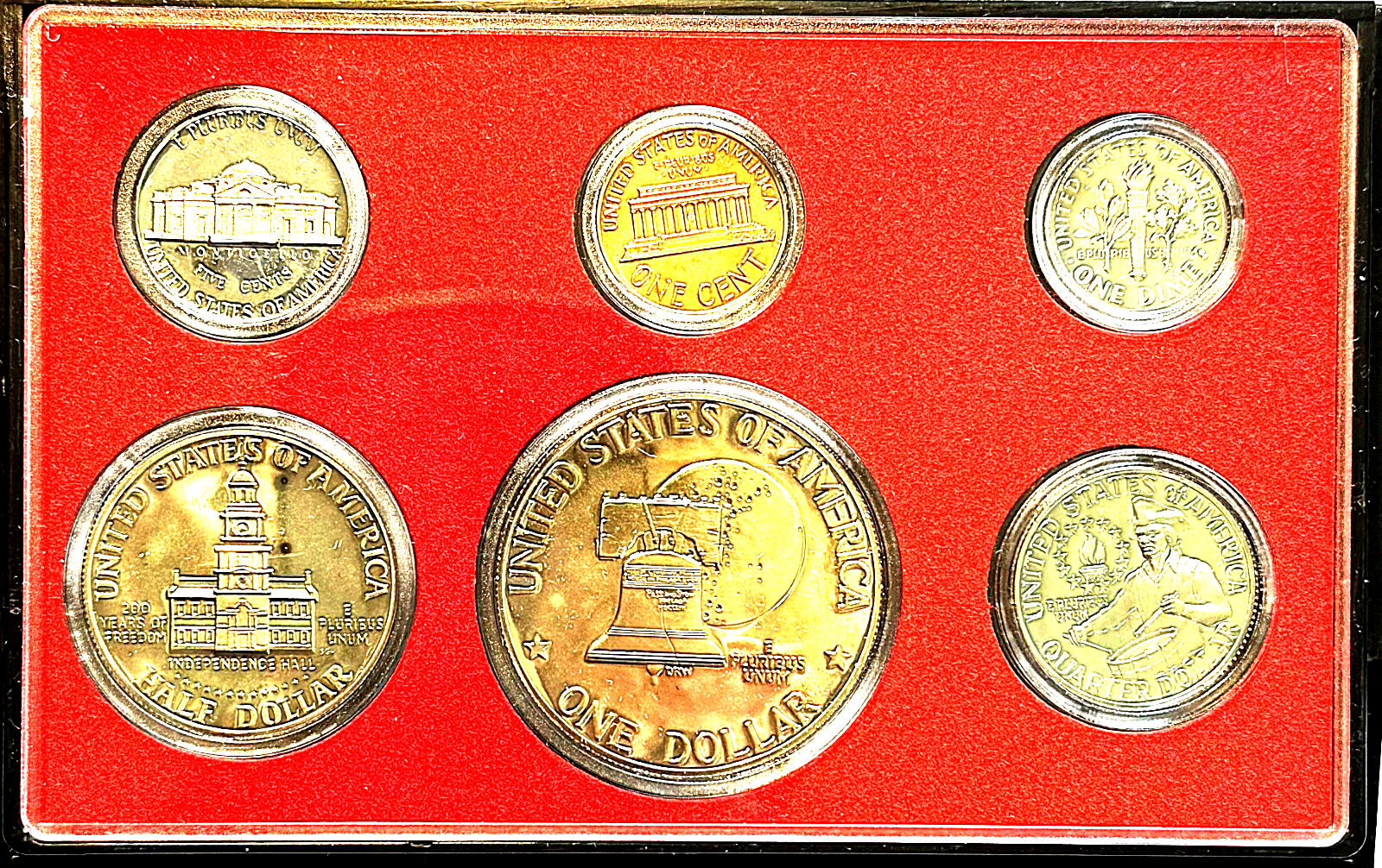 1976-S BICENTENIAL PROOF SET / EXTREMELY RARE / HARD TO FIND / UNC
