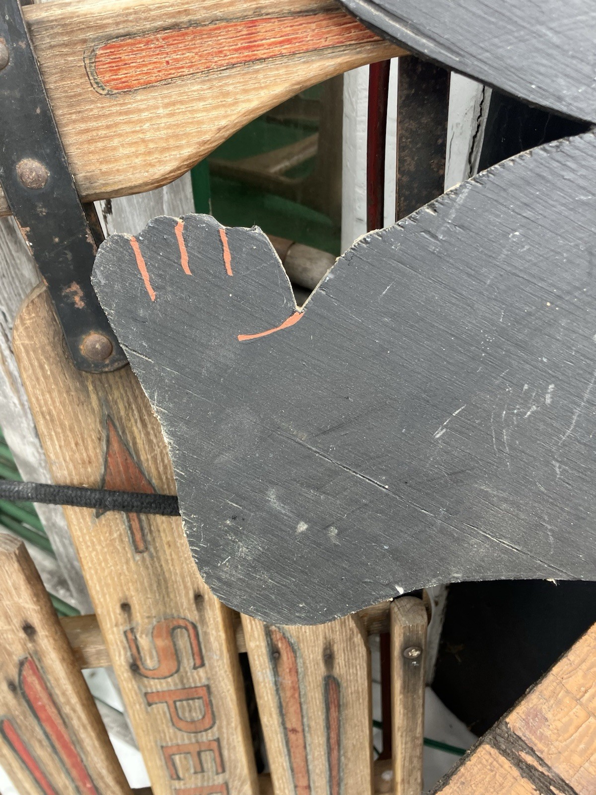 Vintage Honey for Sale Bear Bee Shop Sign Folk Art Plywood