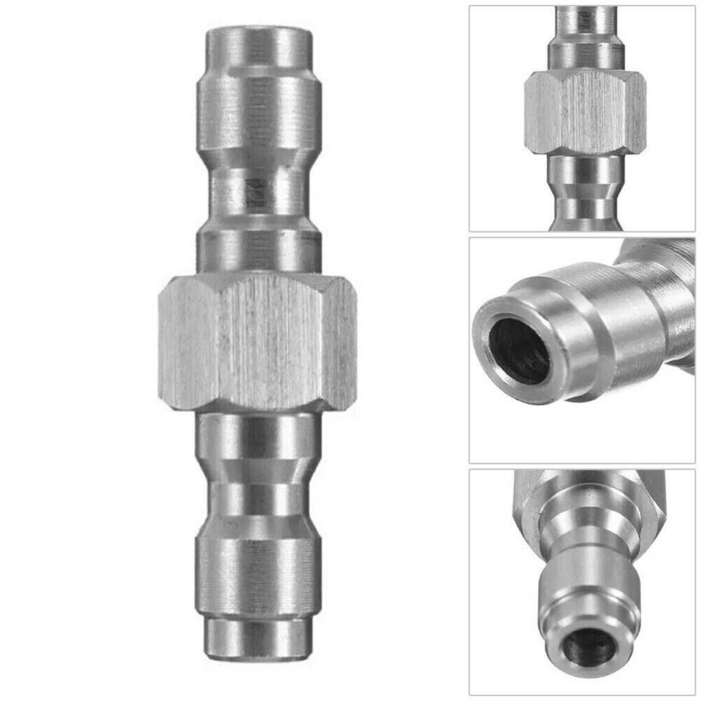 Durable Double Male Quick Connect Adapter 8mm Dual Male for 8MM female Convertor