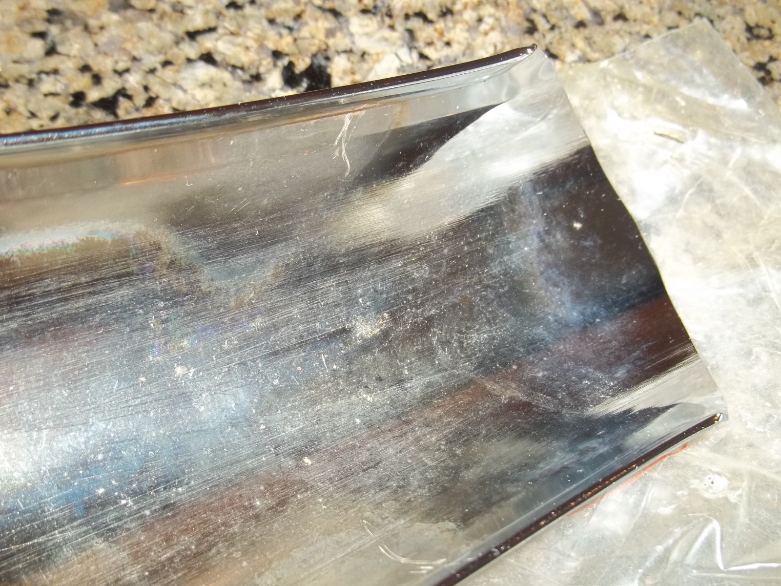 NOS 65/68 SCHWINN DELUXE STINGRAY FRONT CALIPER STYLE RAZOR-EDGE FENDER CHROME