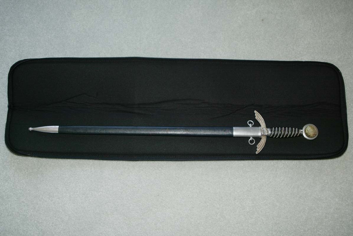 Custom Sword Case 42" X 6" padded, zippered - Perfect fit for WW2 Japanese Sword