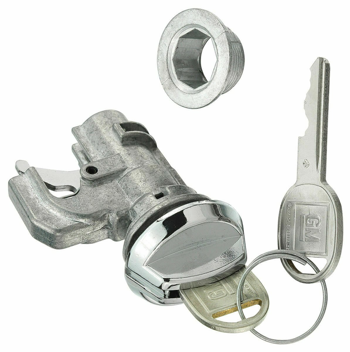 Glovebox Lock and Case With Late Style Keys For 1980-1987 Chevy and GMC Truck