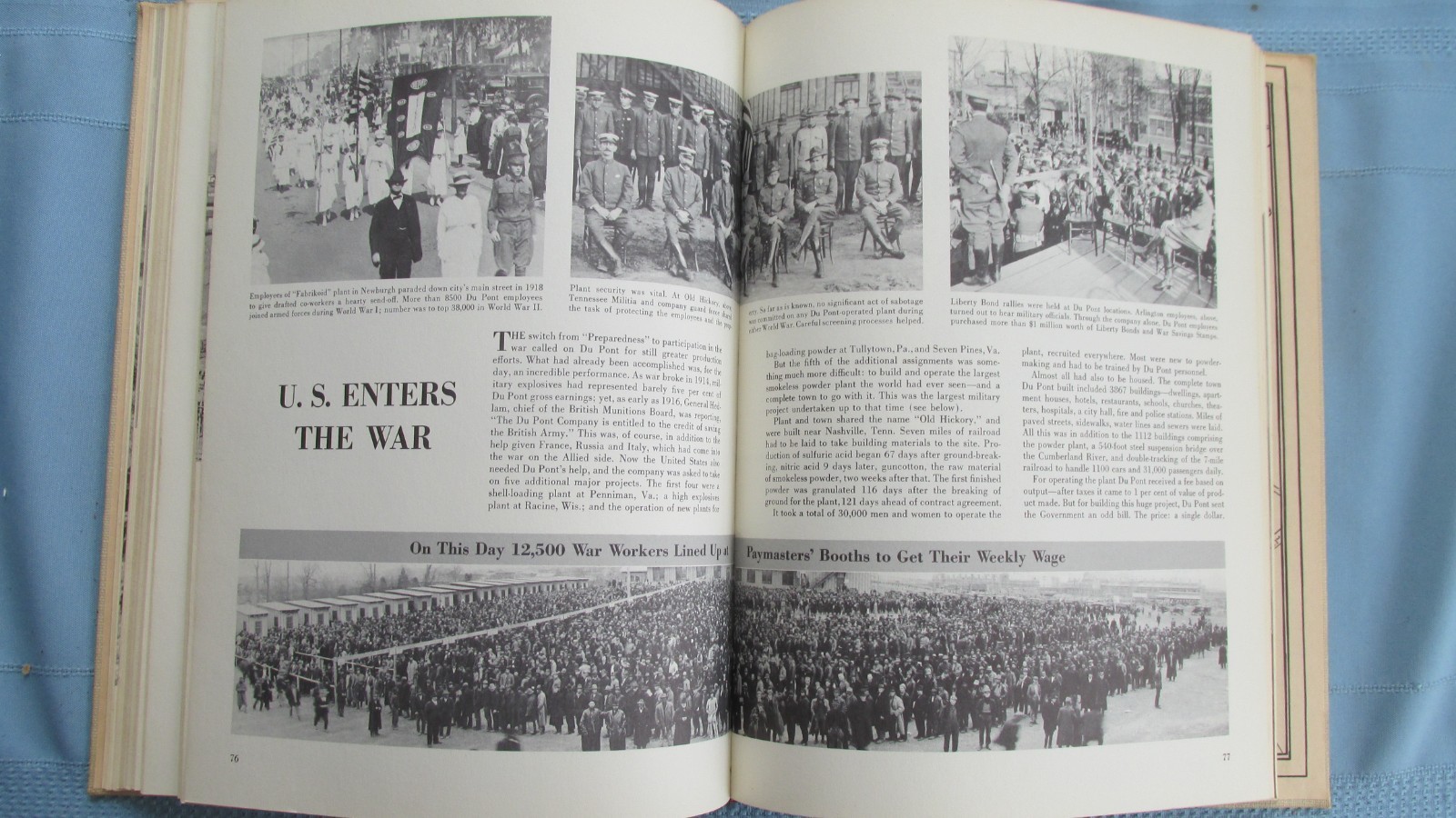 1952 Dupont Autobiography Of American Enterprise Du Pont Powder Company-Photos