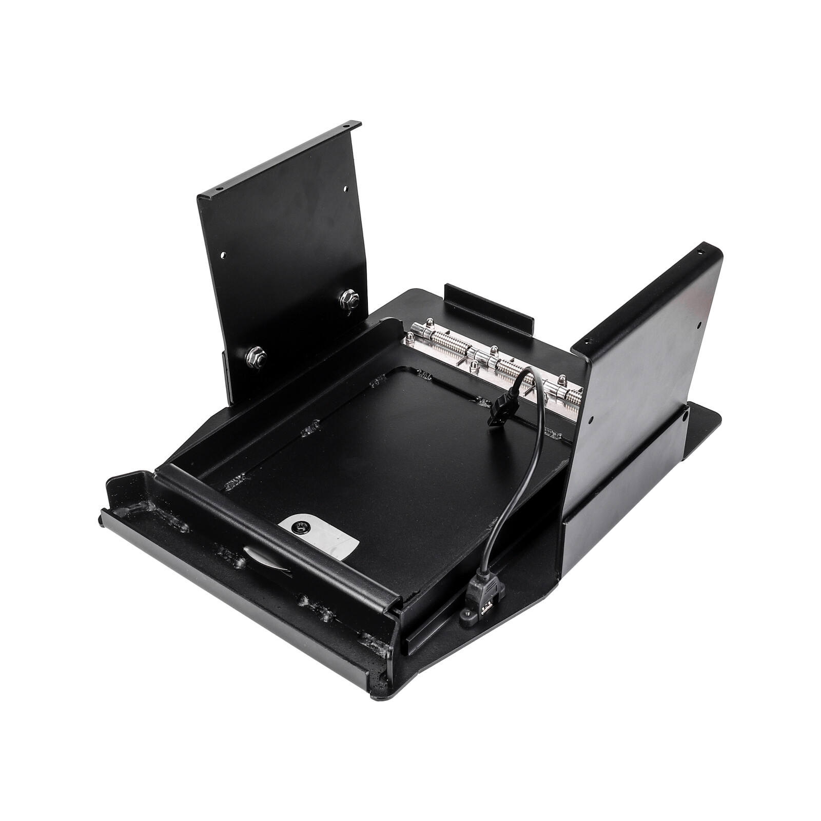 Center Console Safe Vault STORAGE For Ford 15-20 F150 17-21 F250 F350 Super Duty