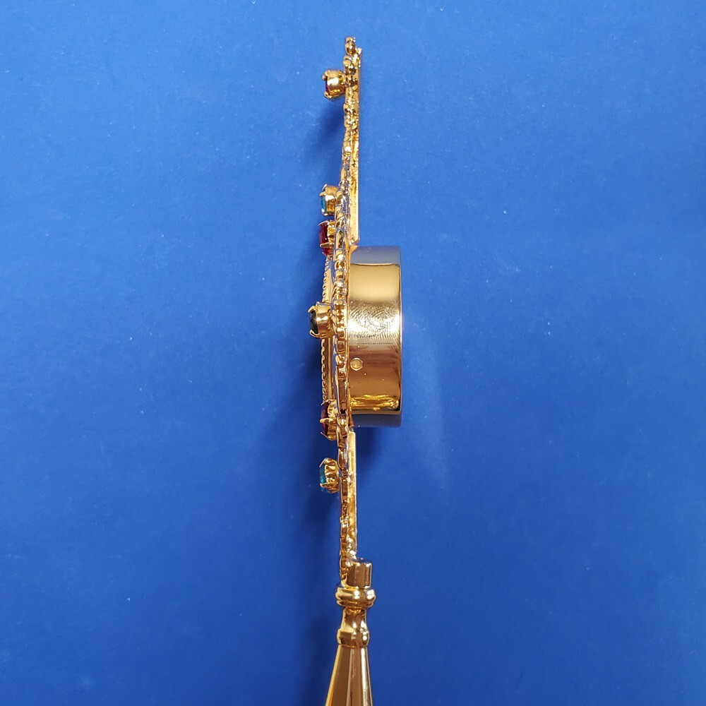 Brass Standing Reliquary Relic Holder Catholic Church Supply