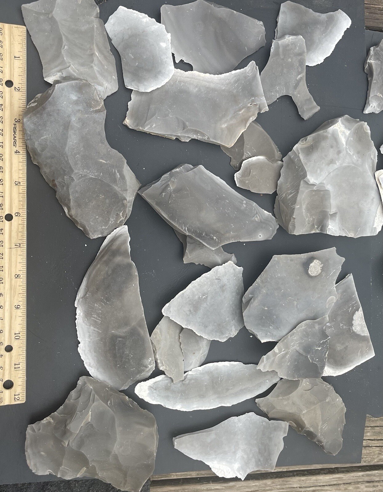 3 Pounds Of High Quality Heat Treated Georgetown ( Big Spalls) Flint Knapping