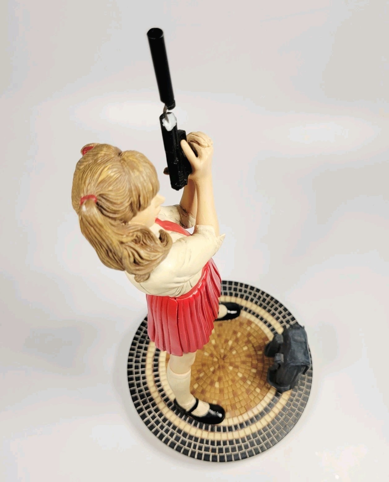 RARE Hit-Girl Statue Red Skirt Edition #27/100 Dynamic Forces - READ - DAMAGED