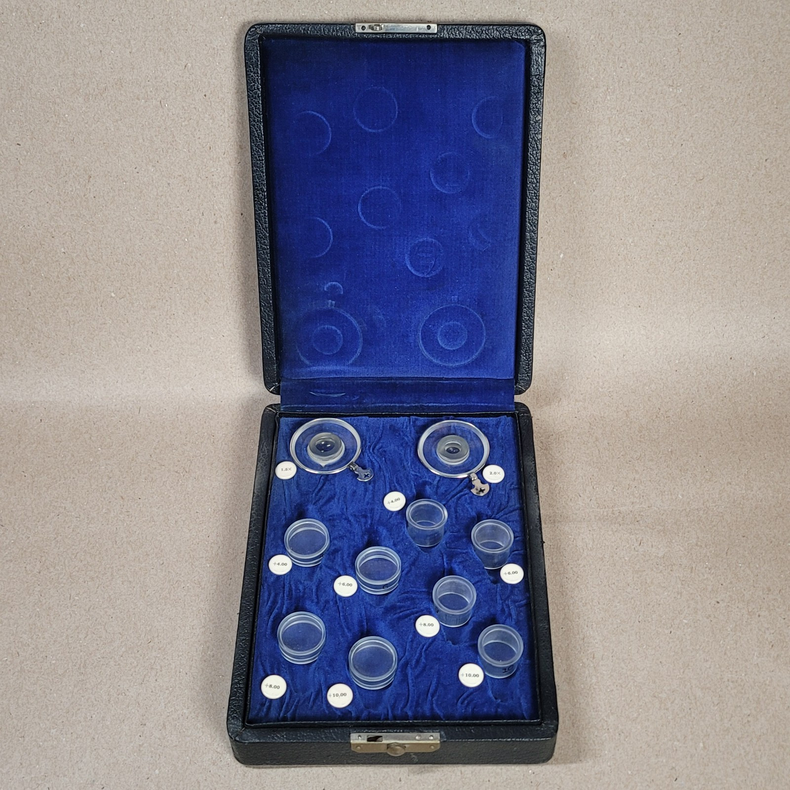 Univis Telescopic Units Vision Lenses Lab Kit Complete With Case
