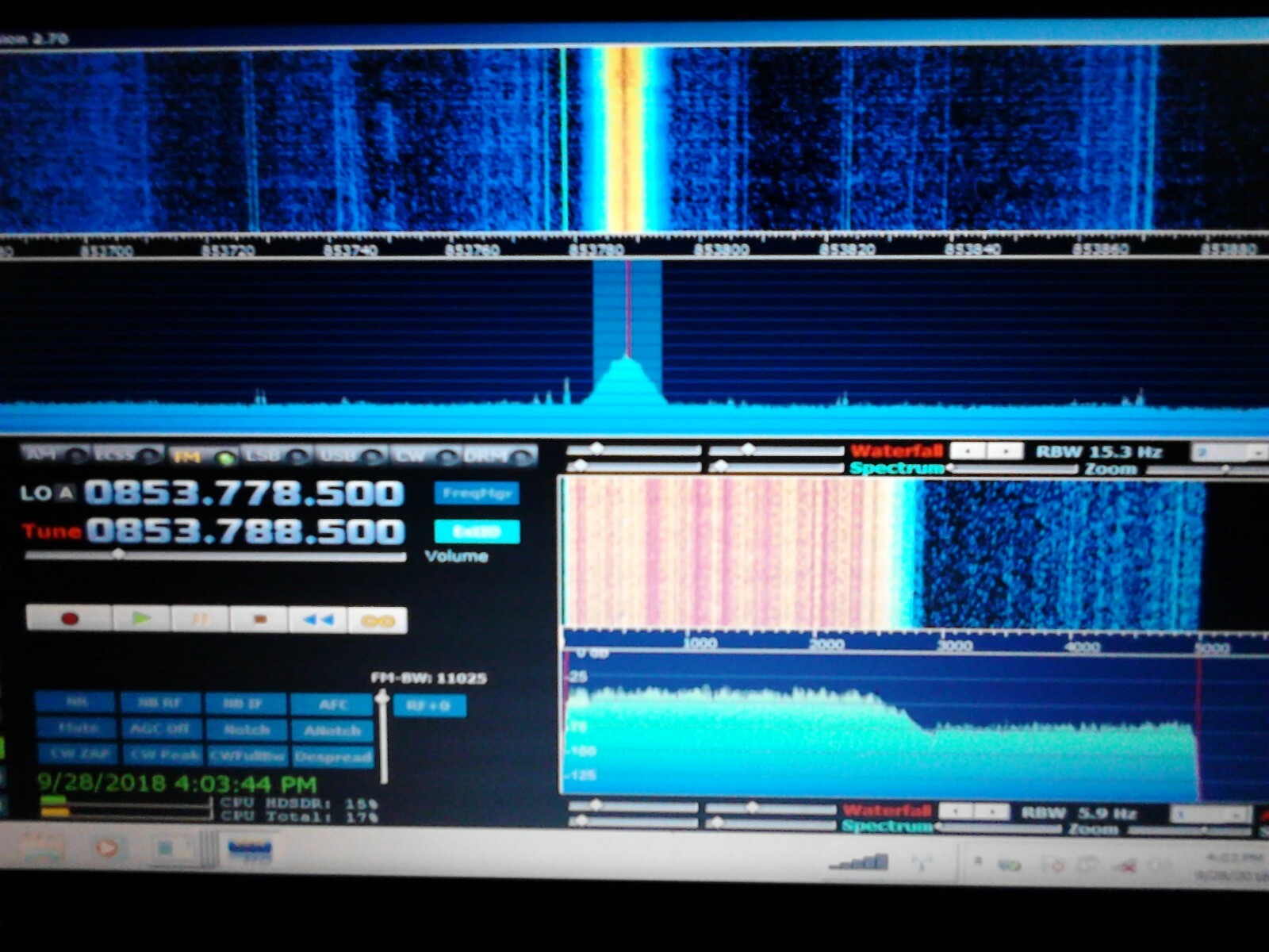 RTL-SDR radio receiver (TCXO) RTL2832U + R820T2 Fan/Thermal cooled unit
