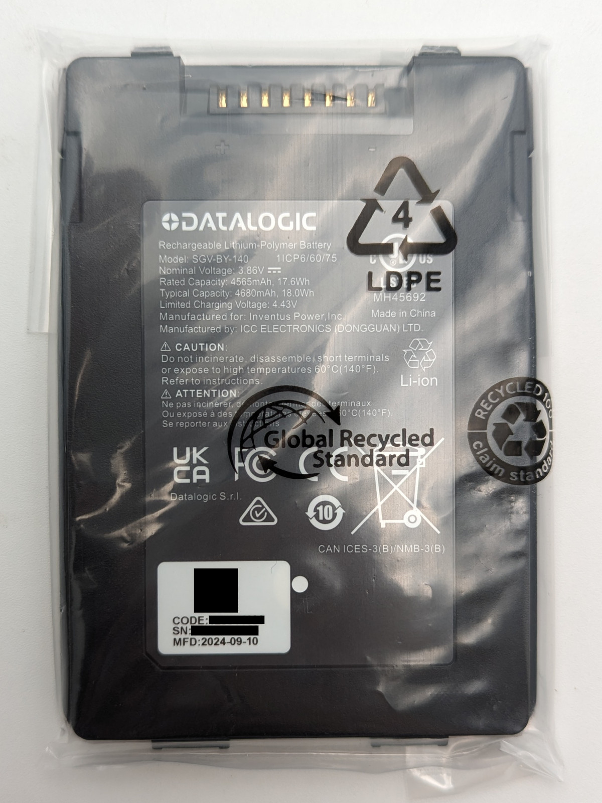 Datalogic Memor 30X Long Range Mobile Computer (944850004) Black