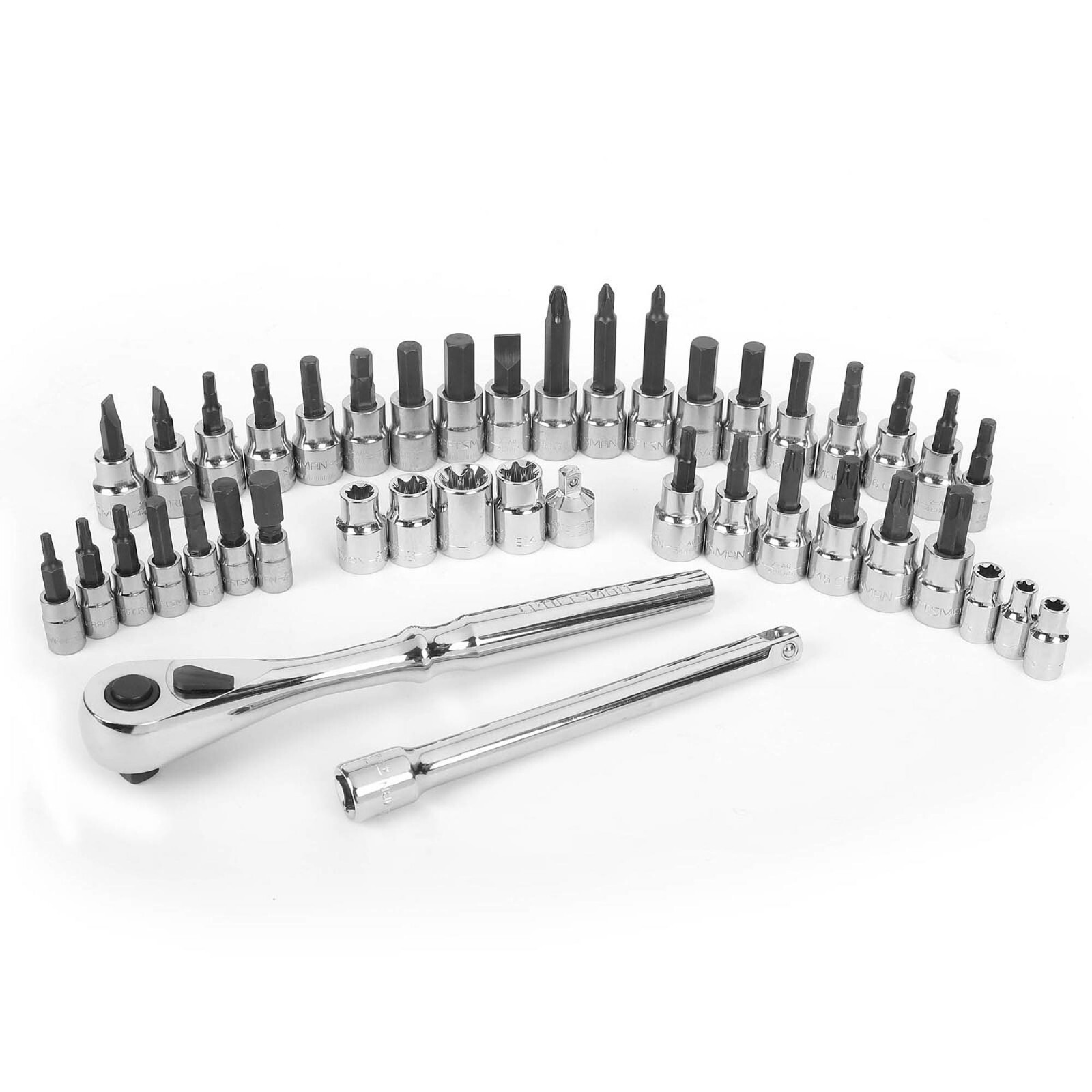 Craftsman 42 Piece 1/4 and 3/8-inch Drive Bit and Torx Bit Socket Wrench Set NEW
