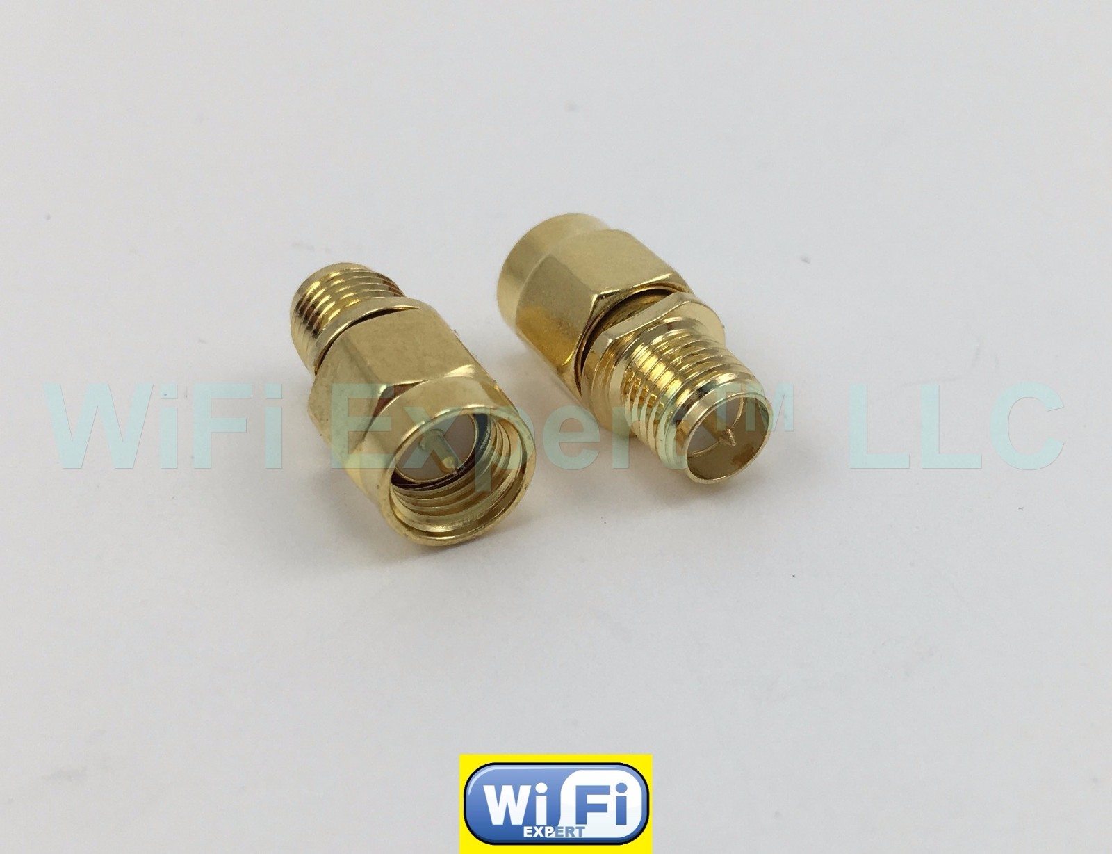 2 x SMA Male To RP-SMA Female connect SMA to RP-SMA RF Connector Adapter USA