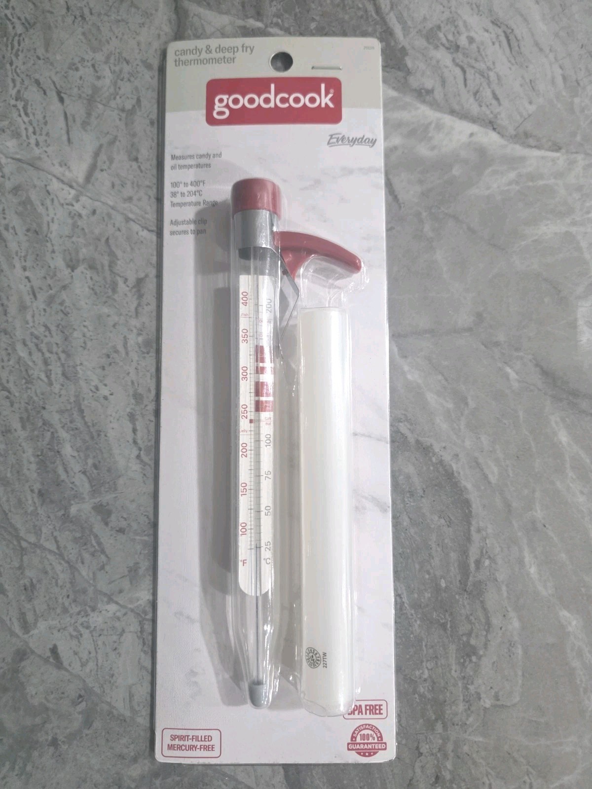 GoodCook Everyday Candy & Deep Fry Thermometer Glass - Model 25115
