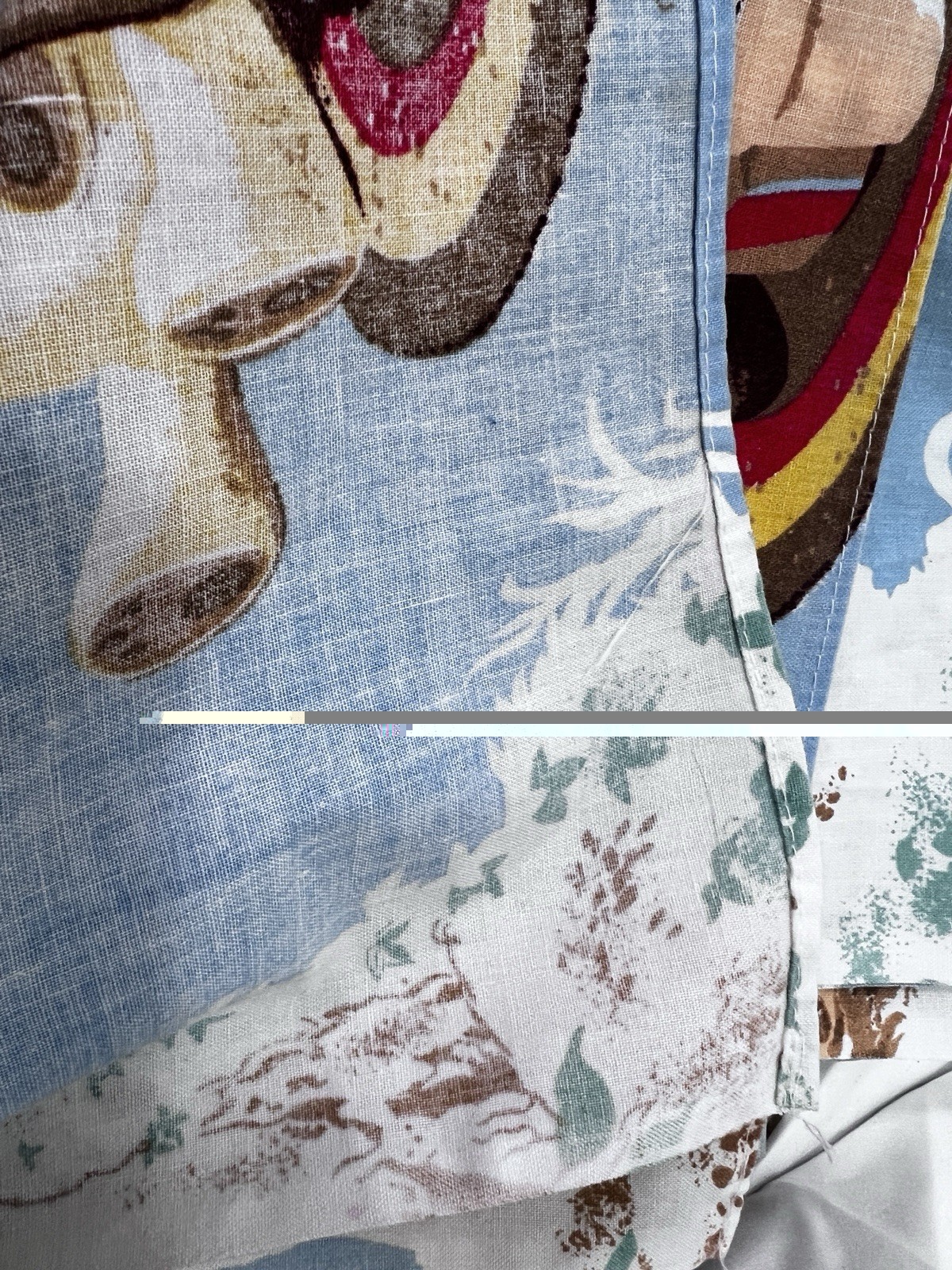 Vintage 1982 E.T. The Extra-Terrestrial Movie Twin sheet set Flat Fitted Movie