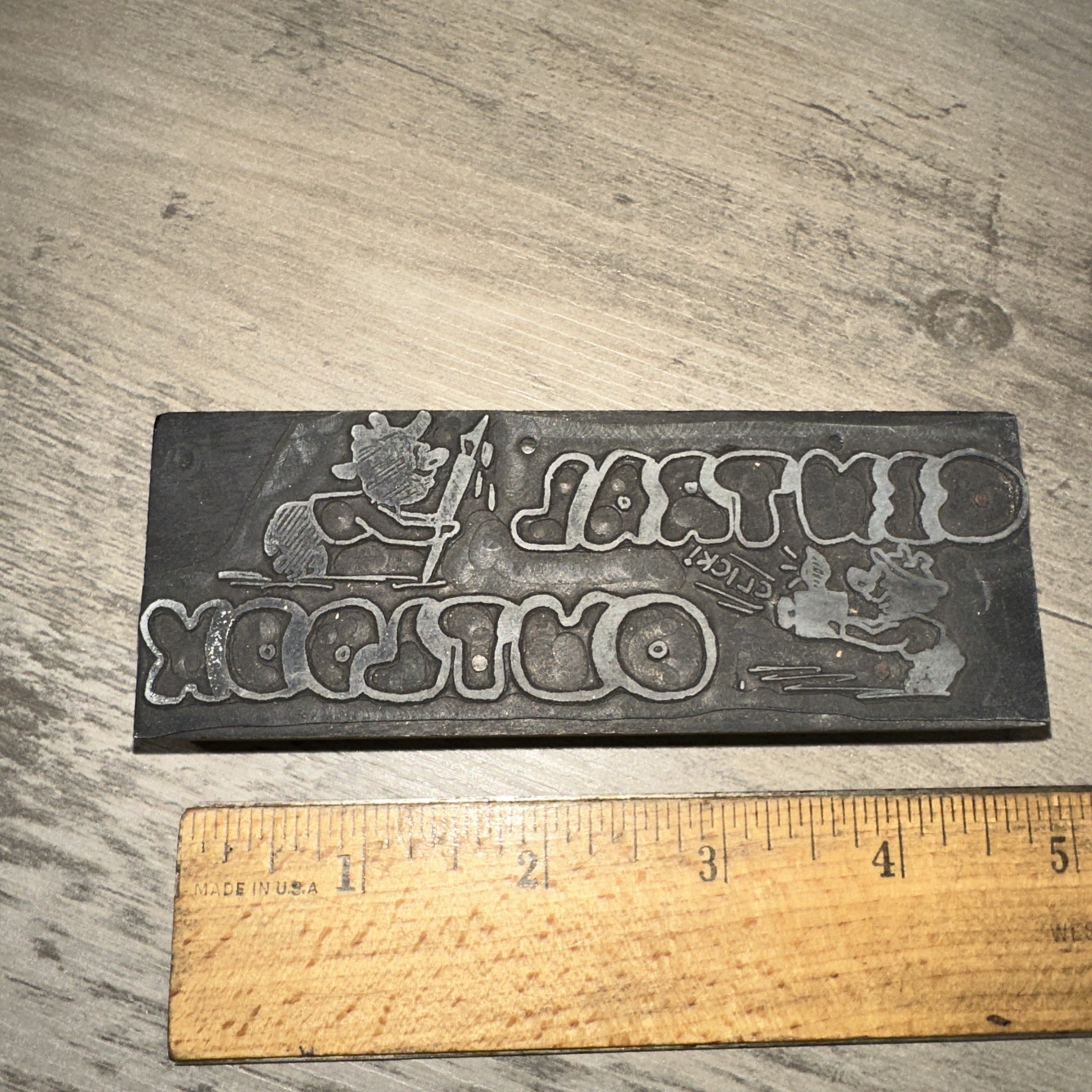 Printing Block “ Central Outlook, Artist And Photographer “ Ad??￼