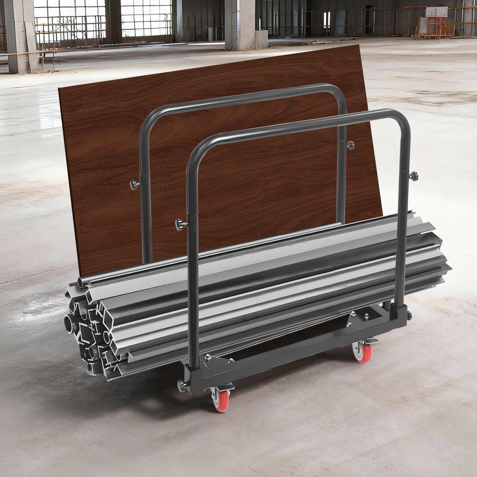 Panel Cart Heavy Duty Shipping Trolley 1400 lbs Loading Transporting Truck Tool