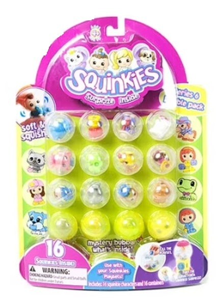 Squinkies Bubble Pack - 16 Squinkies - Series 6