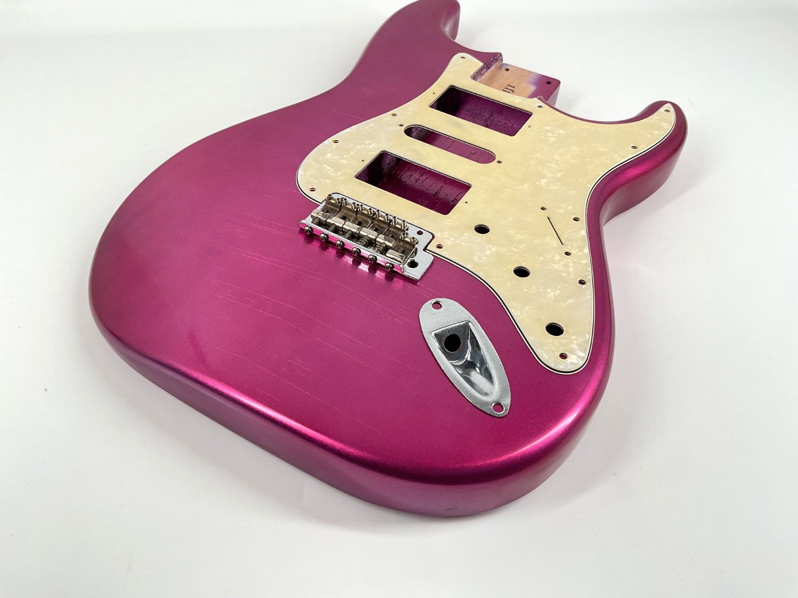 MJT Official Custom Vintage Aged Nitro Guitar Body by Mark Jenny VTS Raspberry