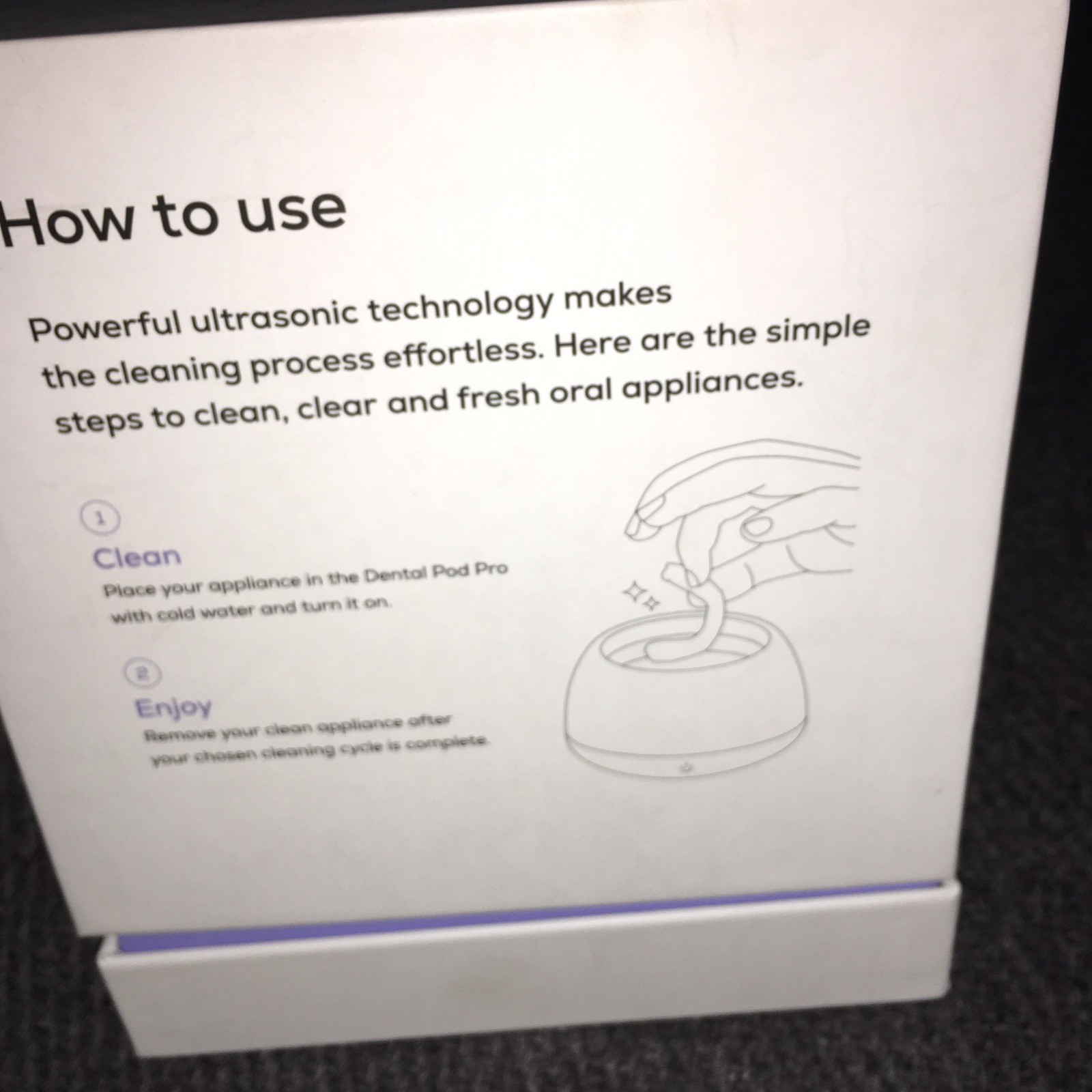 Zima Dental Pod Pro Oral Appliance Cleaner for Retainers, Guards - SAGE GREEN