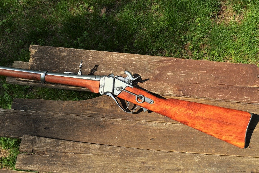 Sharps 1859 Military Civil War Rifle - Old West - Union Cavalry - Denix Replica