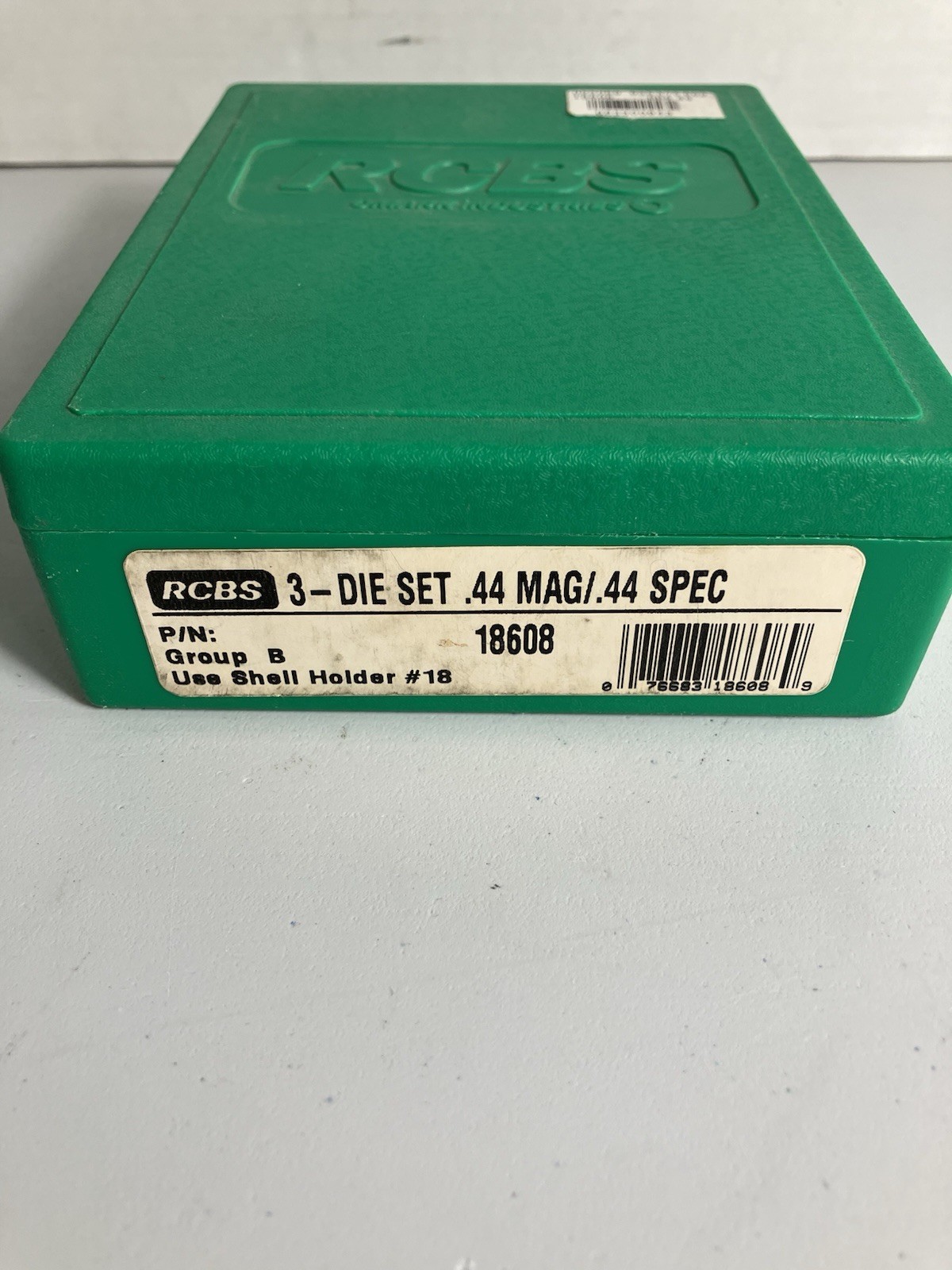 RCBS .44 MAG & .44 SPEC 3-Die Set # 18608 Group B Reloading Dies ~ Nice