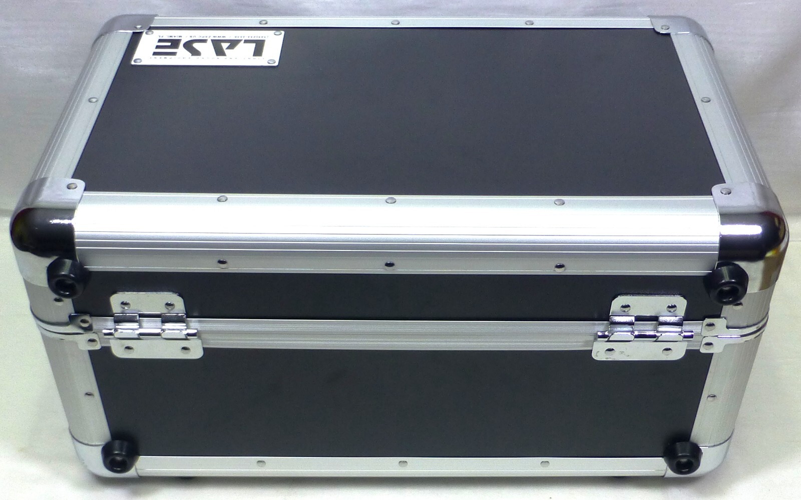 7" Vinyl Record Double Compartment Euro Style Case ( holds 200 plus 7" 45 rpm) .