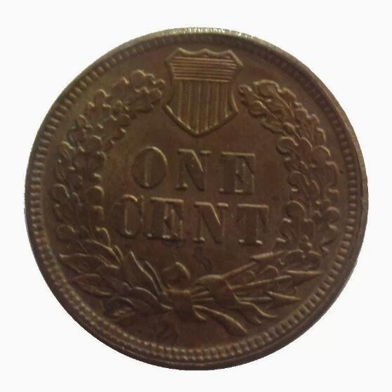 1877 Indian Head Cent Penny, Gorgeous RED, Superb