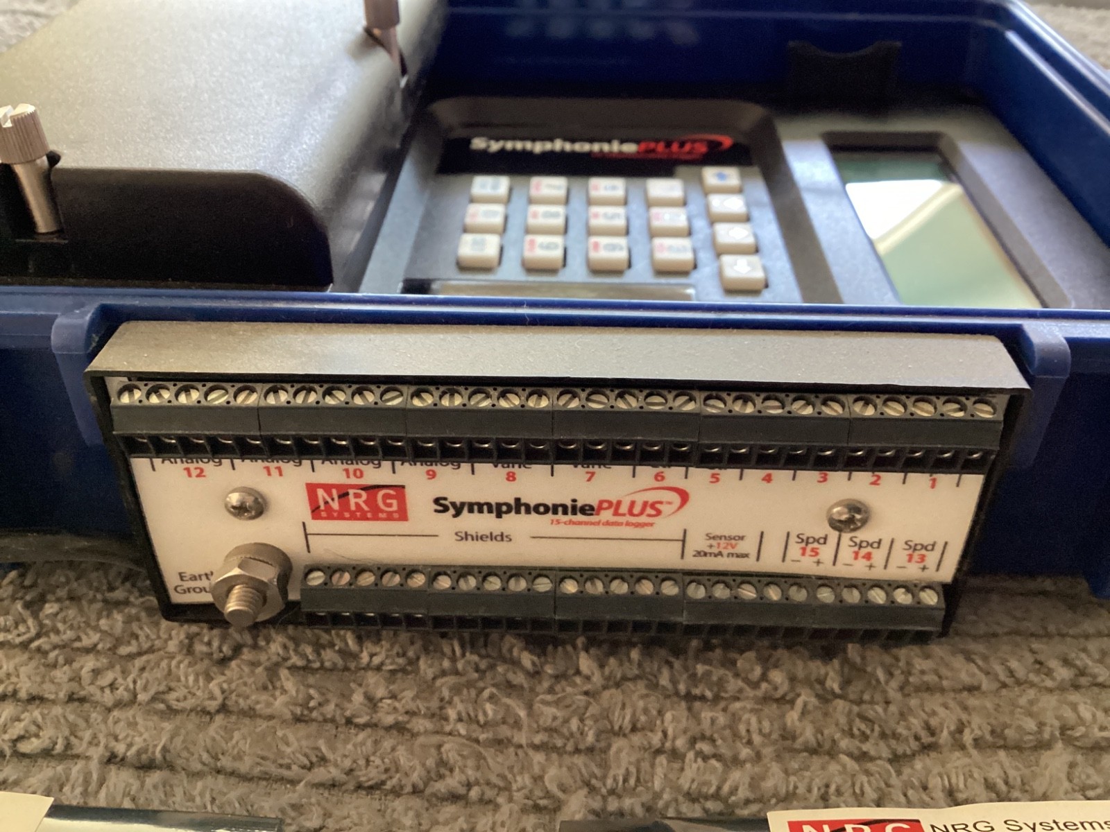 NRG Systems SYMPHONIE PLUS LOGGER 15 Channel with 3 Anemometers