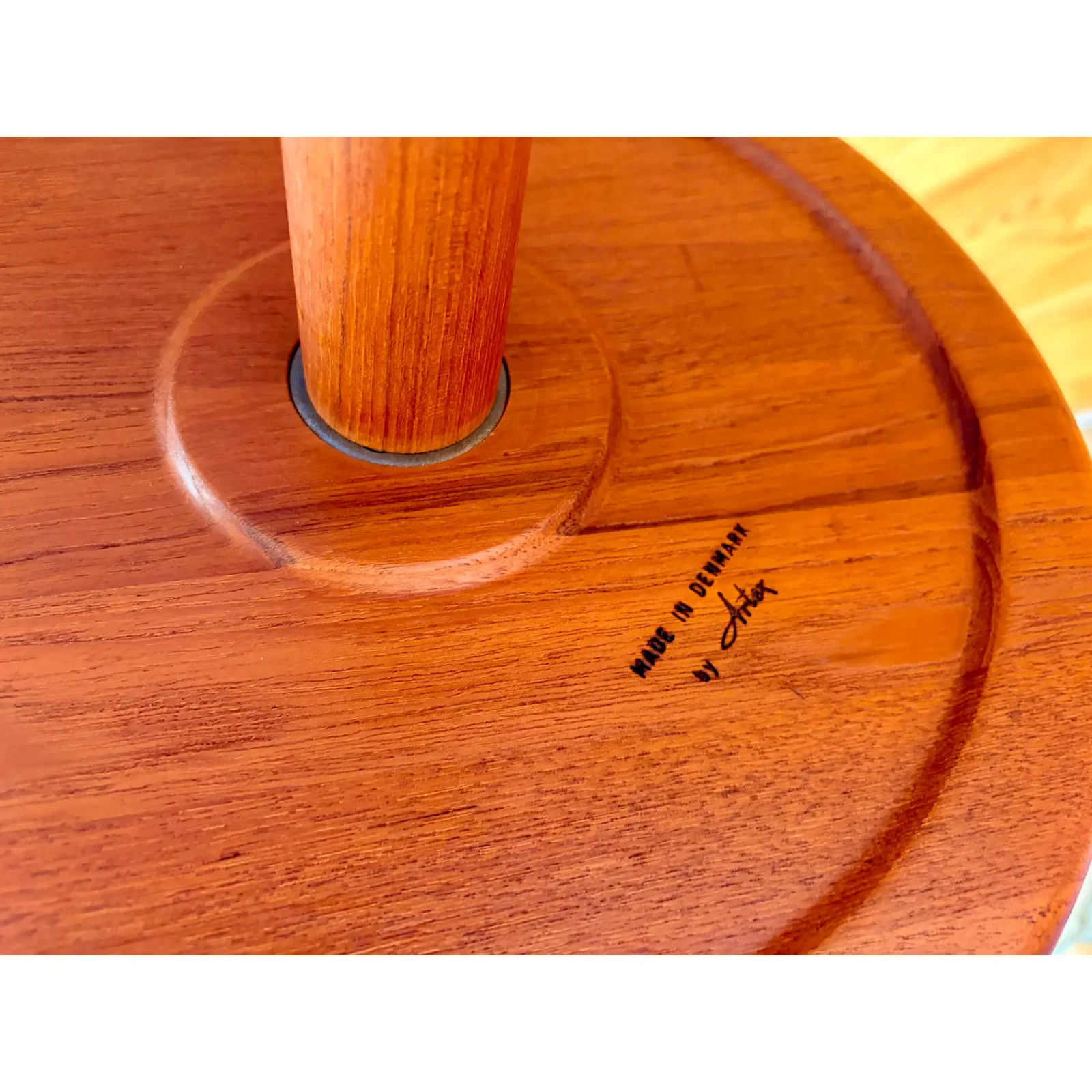 Vintage Danish Teak Side Table by Hans C Andersen for Artex – Pristine 1960s MCM