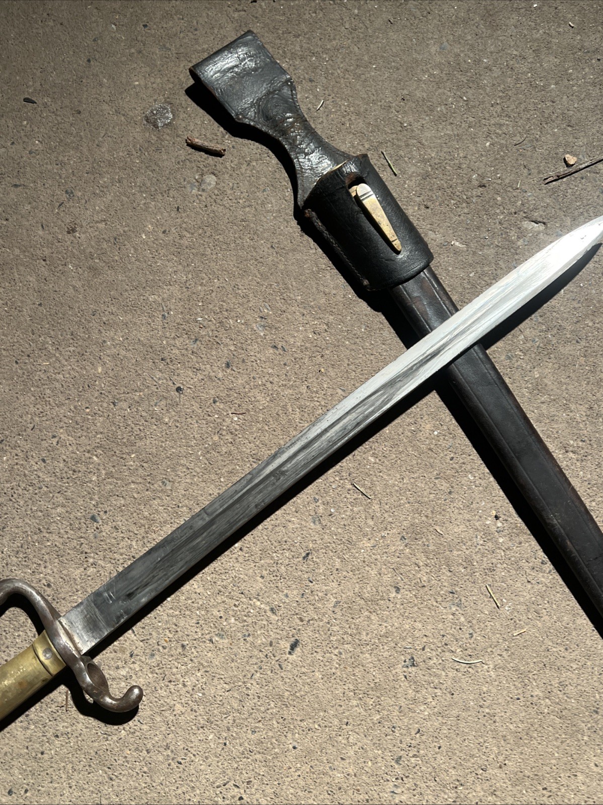 Imperial German 1871 Bayonet Complete With Frog (EE450