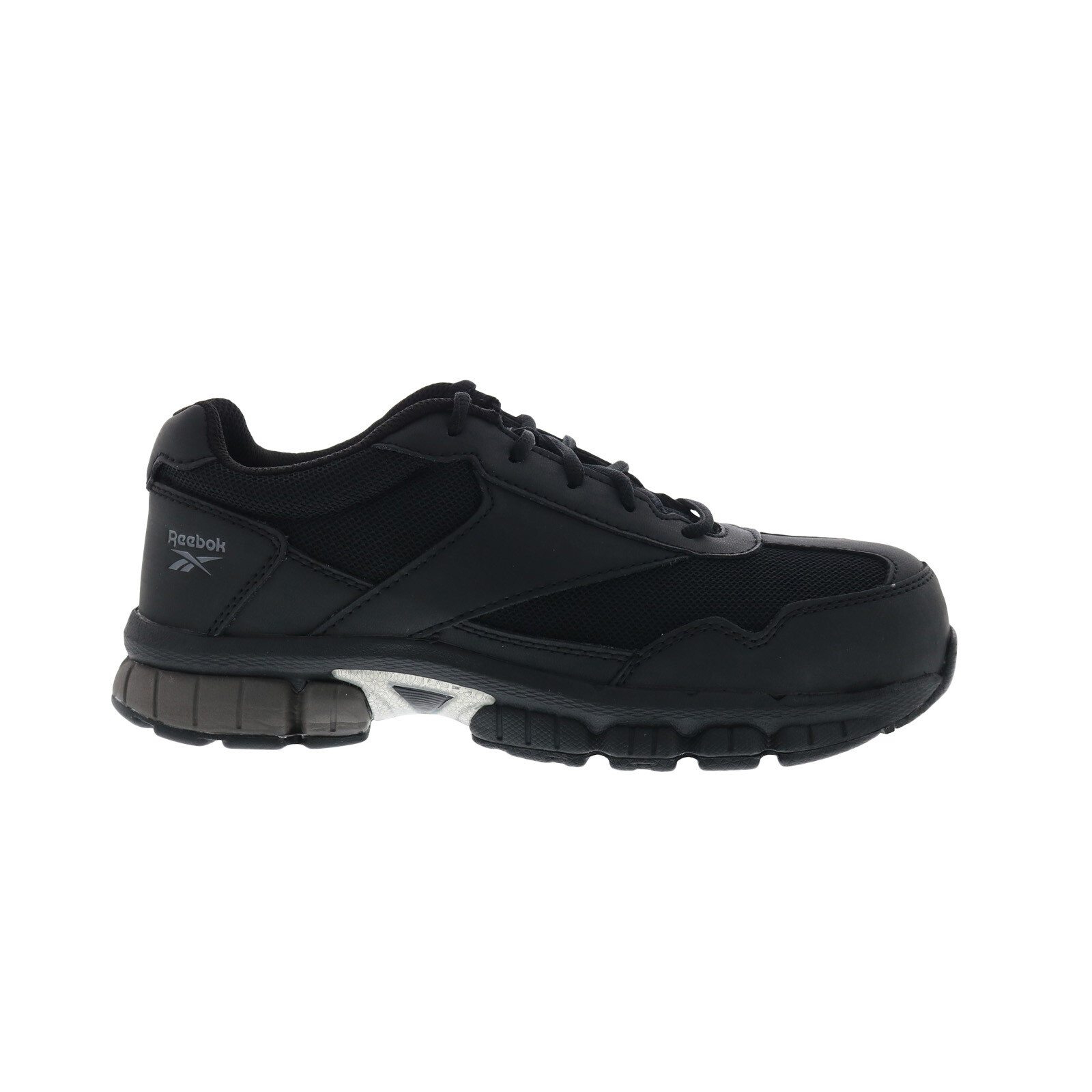 Reebok Work Ketia RB4895 Mens Black Wide Leather Athletic Work Shoes