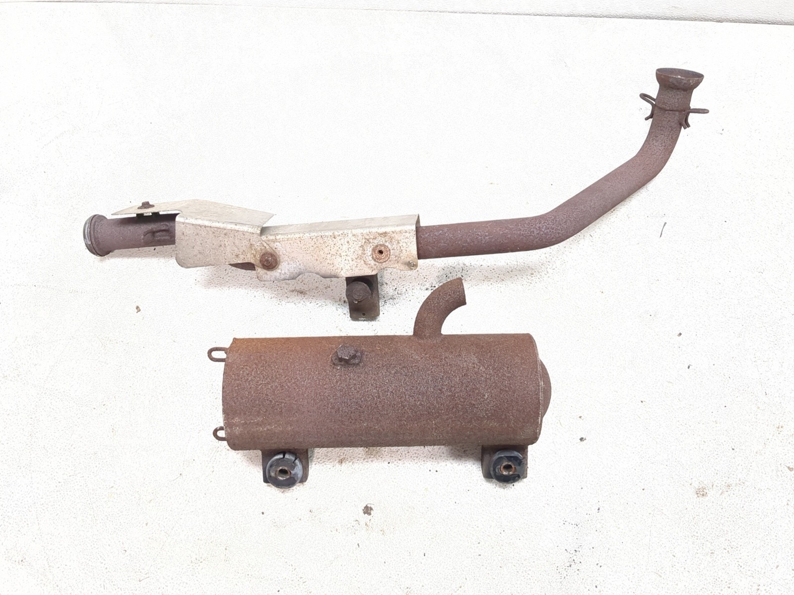 02-04 Polaris Ranger 500 4x4 Exhaust Pipe And Muffler Slip-On 1261082-029