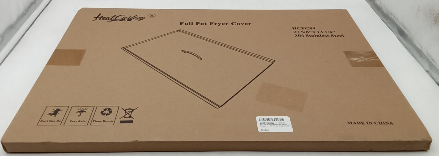 Fryer Cover Stainless Steel 23-5/8" X 13-3/4"