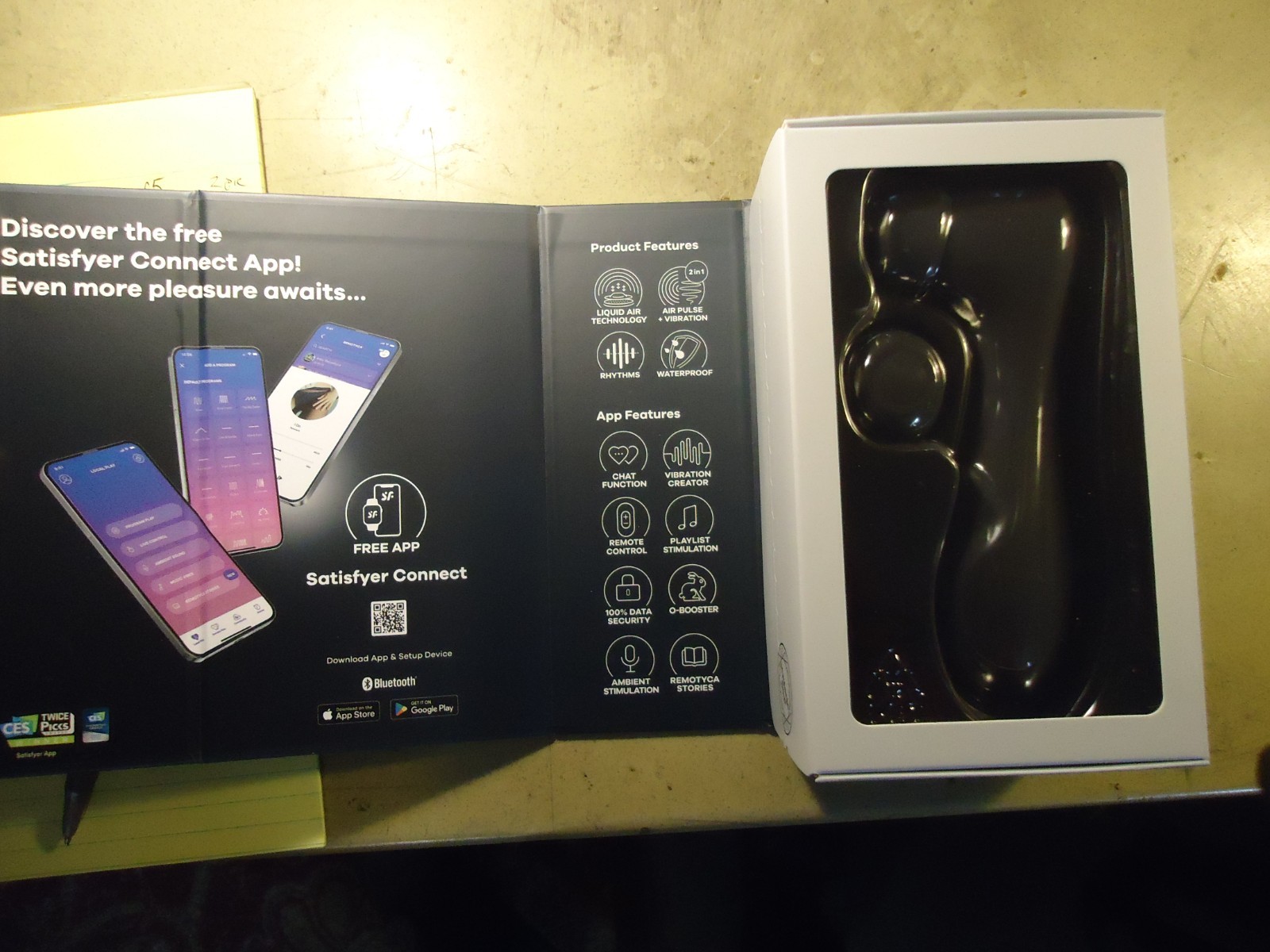 SATISFYER PRO 2 GENERATION 3 RECHARGEABLE CLITORAL LIQUID AIR TECH VIBRATOR APP