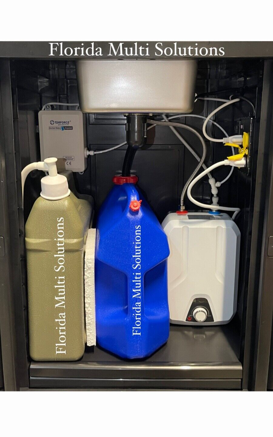 Portable Sink Hand Wash with Hot & Cold Water - NSF Parts 110V (Small Faucet)