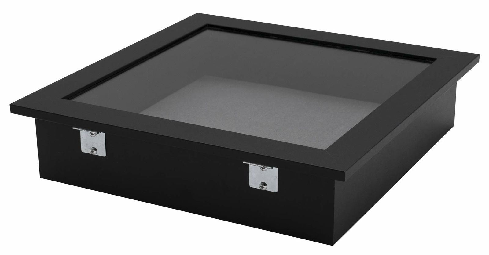 11x11 Shadow Box Frame Display Case 2 inch Depth Fits Artwork Photos Gifts Black