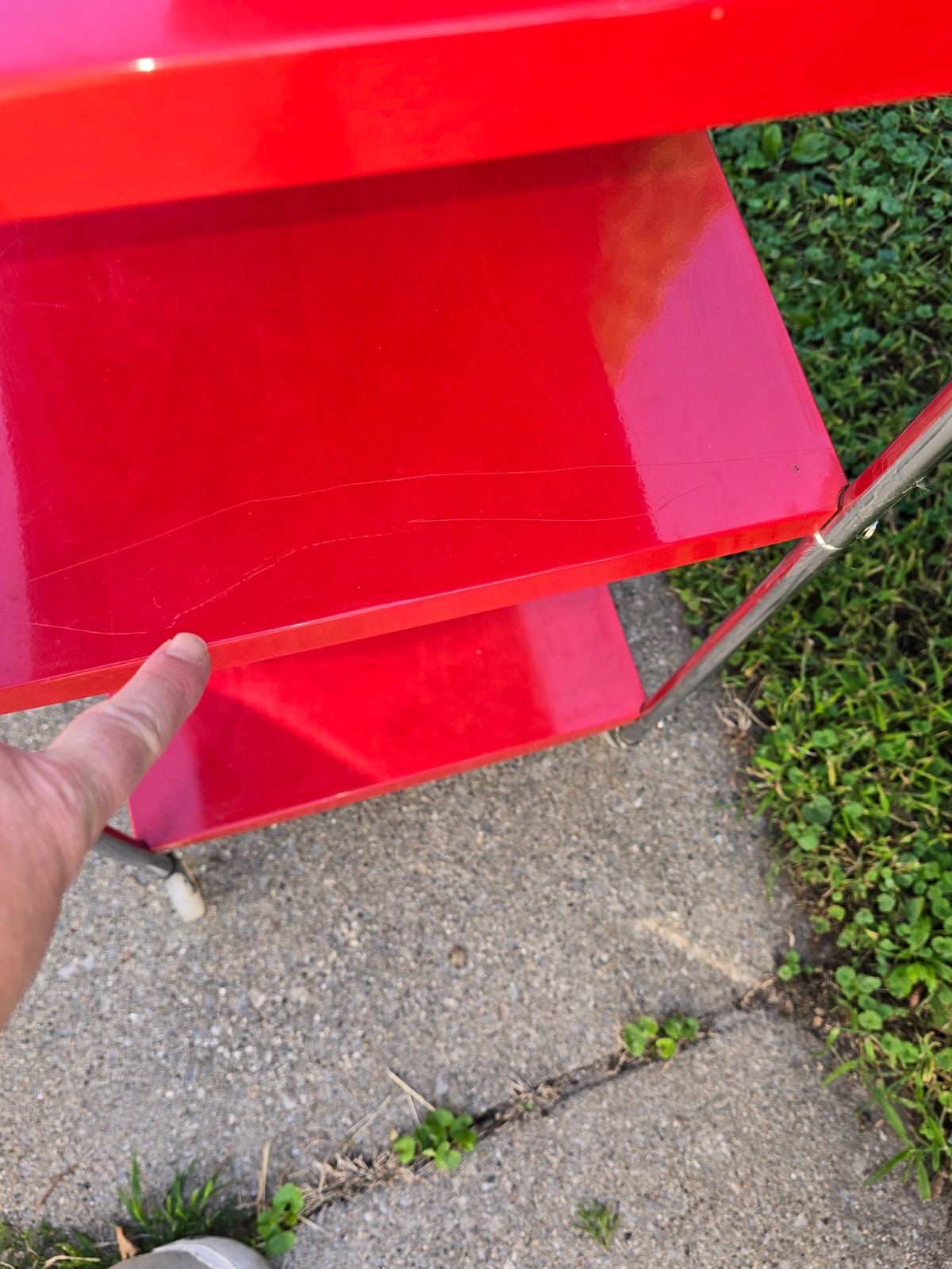 Vintage Metal Display Coca Cola Retro Kitchen Rolling Cart Collectible